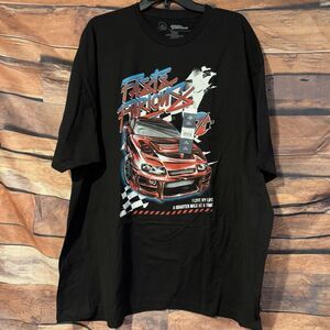 Fast & Furious Men's 3XL T-Shirt Toyota Supra MK IV Racing Graphic Black Tee NEW